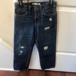 Levi boys 502 distressed jeans sz 7 Reg